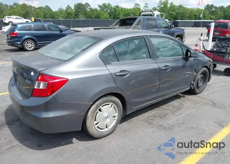 2012 Honda Civic Hf z USA, uszkodzony, nr VIN 2HGFB2F62CH322653